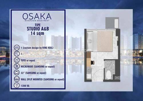 Apartamento Osaka Riverview Tangerang Exterior foto